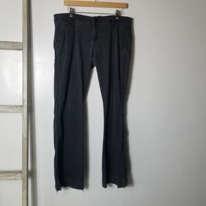 AEROPOSTALE WOMEN'S BLACK SKINNY FLARE PANTS SIZE 13/14